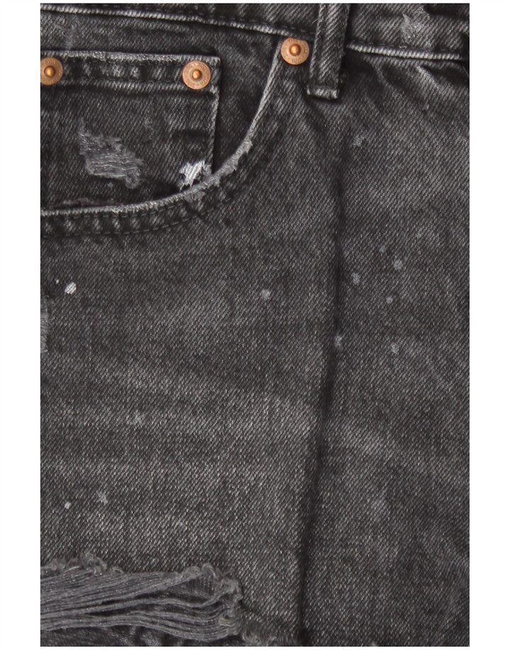 Zara Γυναικείο τζιν σορτς EU 36 XS W26 Μαύρο