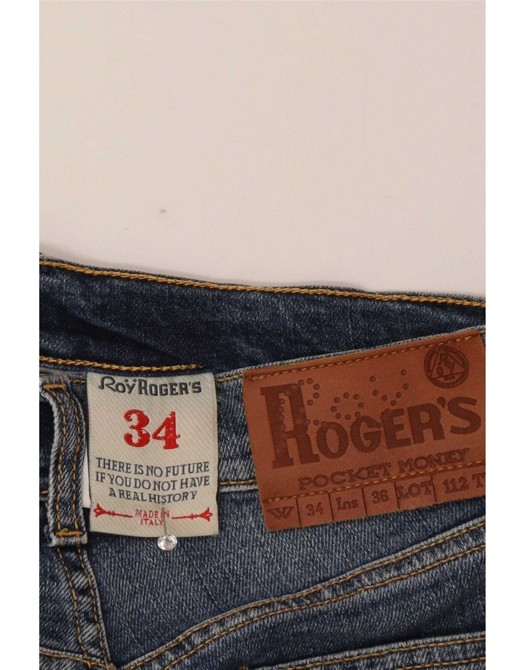 Ανδρικό τζιν ίσιο Roy Rogers W34 L32 Μπλε βαμβακερό
