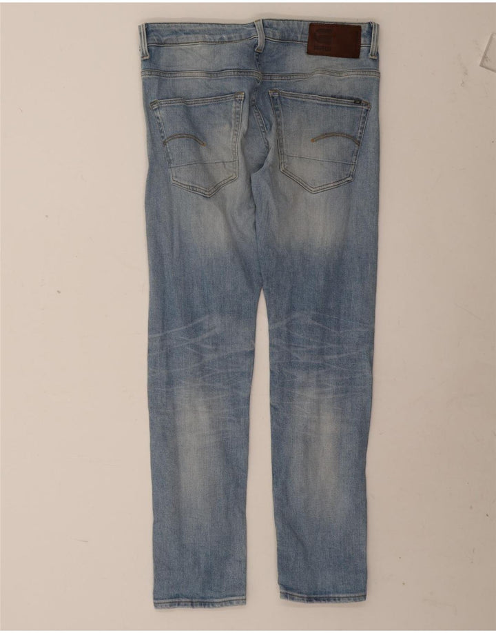 G-Star Ανδρικό 3301 Slim Jeans W33 L32 Μπλε βαμβακερό