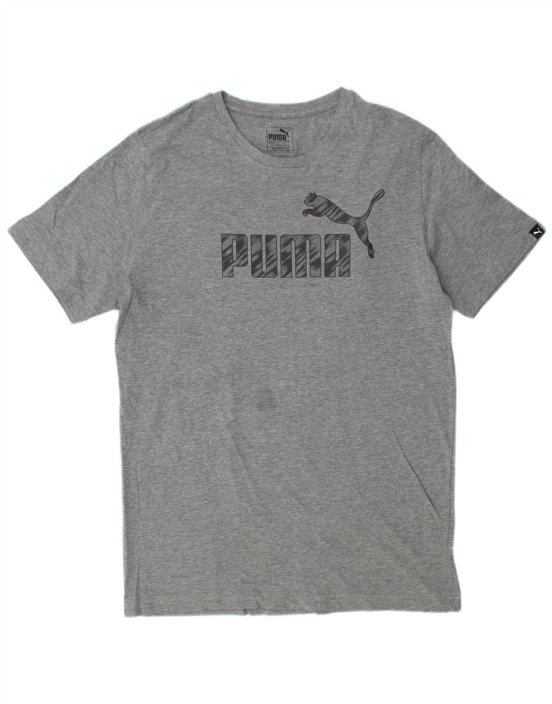 Ανδρικό γραφικό μπλουζάκι Puma Top Medium Grey Flecked