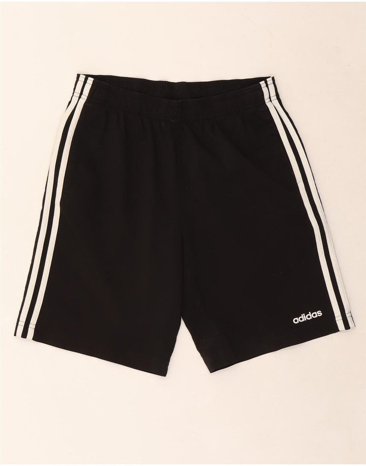 Adidas Boys Sport σορτς 15-16 ετών μαύρο πολυεστέρα