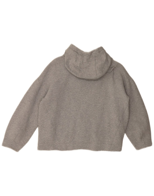 Sweaty Betty Γυναικείο Hoodie Jumper UK 14 Medium Grey Cotton