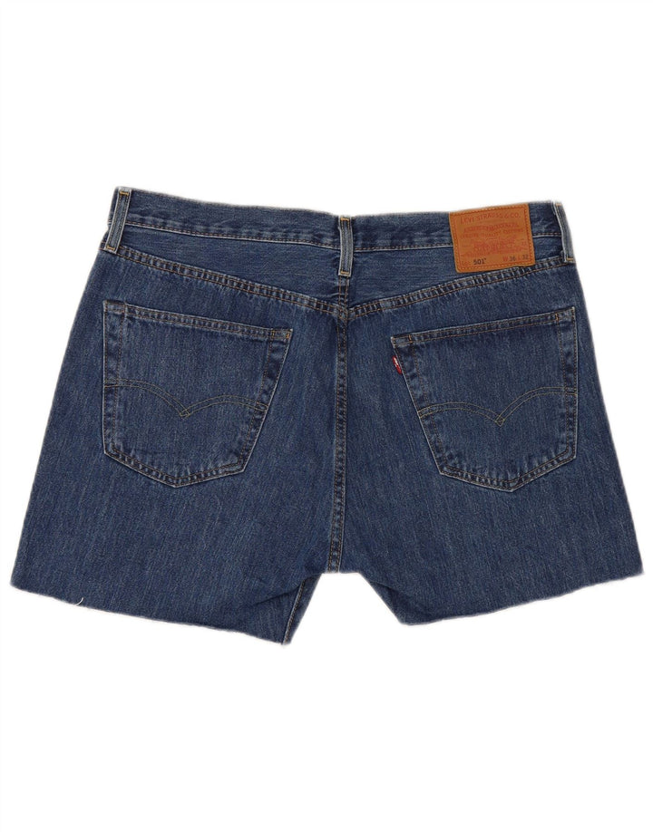 Ανδρικό τζιν σορτς Levi's 501 W36 μεγάλο μπλε βαμβακερό