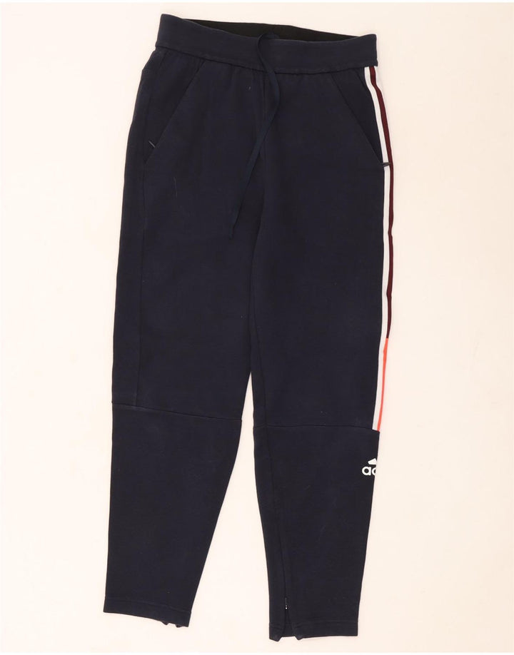 Ανδρική αθλητική φόρμα Adidas Παντελόνι Μικρό Navy Blue Polyester