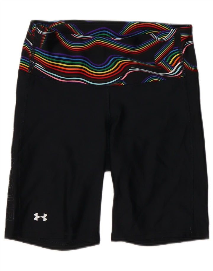 Γυναικείο αθλητικό σορτς Under Armour Heat Gear UK 12 μεσαίο μαύρο πολυεστέρα