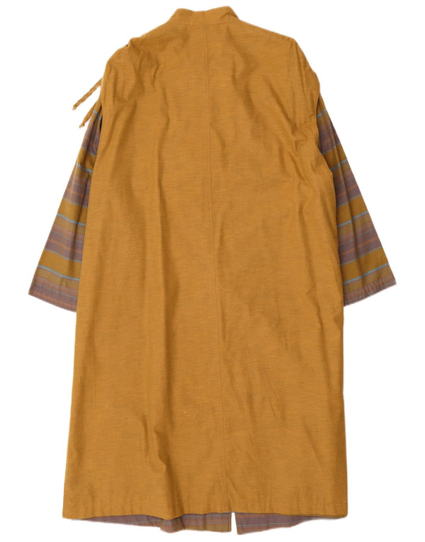 Vintage γυναικείο πανωφόρι UK 14 Large Yellow Colourblock