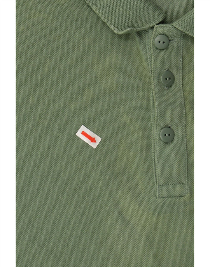 ADIDAS Mens Polo Shirt Medium Green Vintage Adidas and Second-Hand Adidas from Messina Hembry 