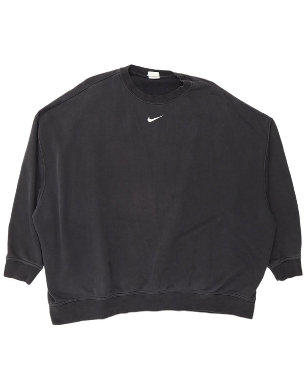 Γυναικείο φούτερ Nike υπερμεγέθη Jumper UK 18 XL Μαύρο βαμβακερό