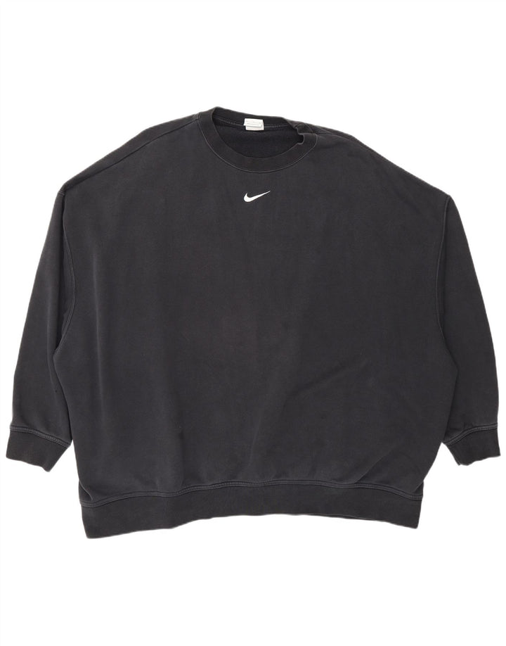 Γυναικείο φούτερ Nike υπερμεγέθη Jumper UK 18 XL Μαύρο βαμβακερό