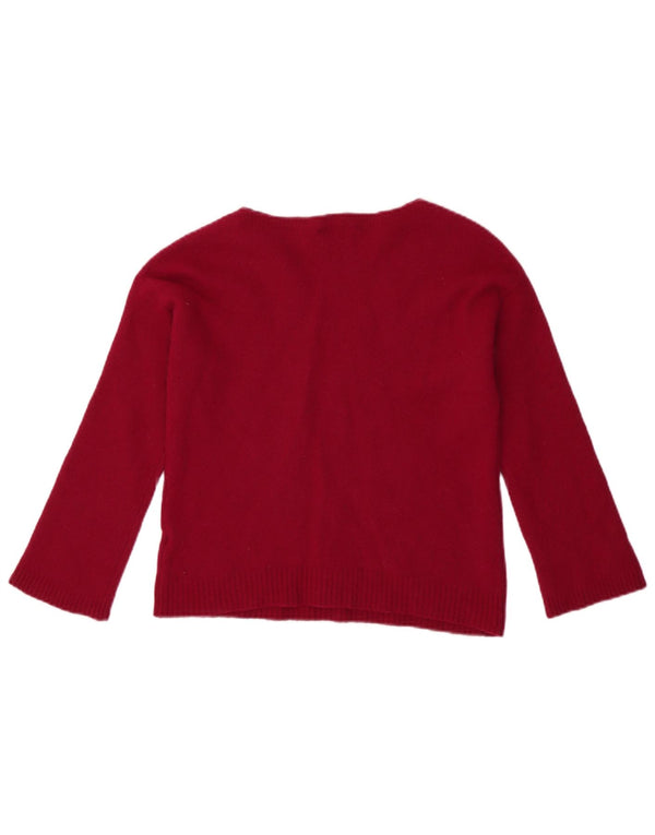 Massimo Dutti Girls Boat Neck Jumper πουλόβερ 13-14 ετών Medium Pink