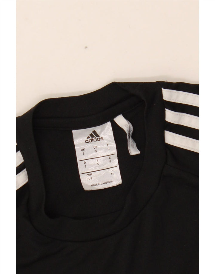 Ανδρικό T-Shirt Climalite ADIDAS Top Small Black Colourblock