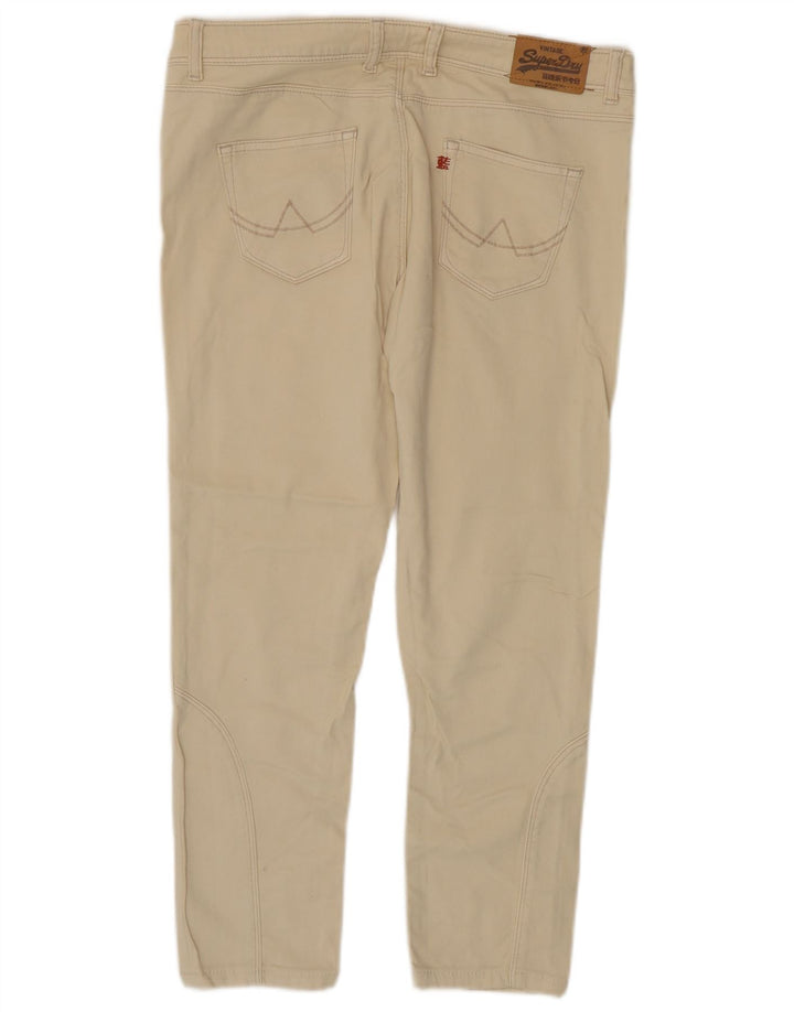 Superdry Γυναικείο Slim Jeans W32 L25 Μπεζ βαμβακερό