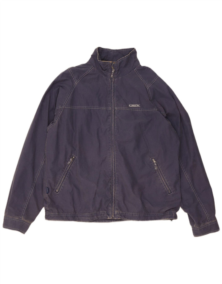 Crew Clothing Ανδρικό Bomber Jacket UK 38 Medium Blue Cotton