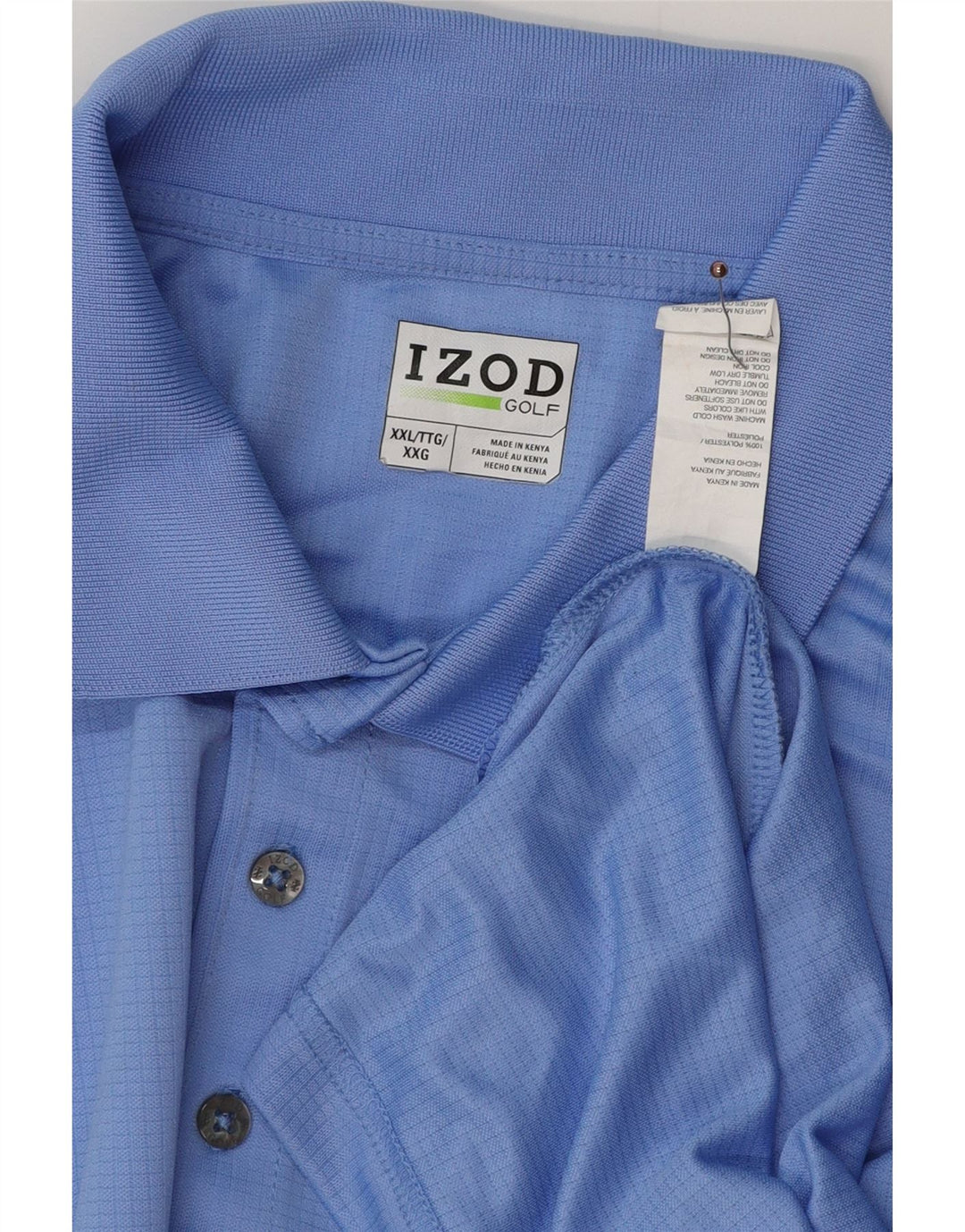 Ανδρικό μπλουζάκι IZOD Big & Tall Polo 2XL Blue Polyester
