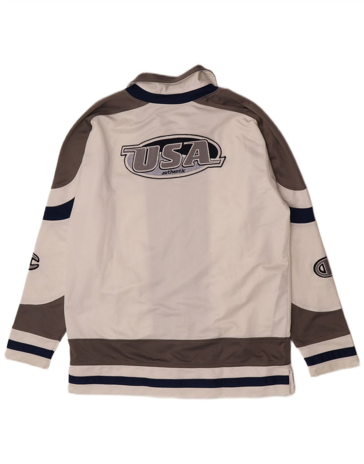 Ανδρική φόρμα Champion USA Graphic Top Jacket Medium White Colourblock