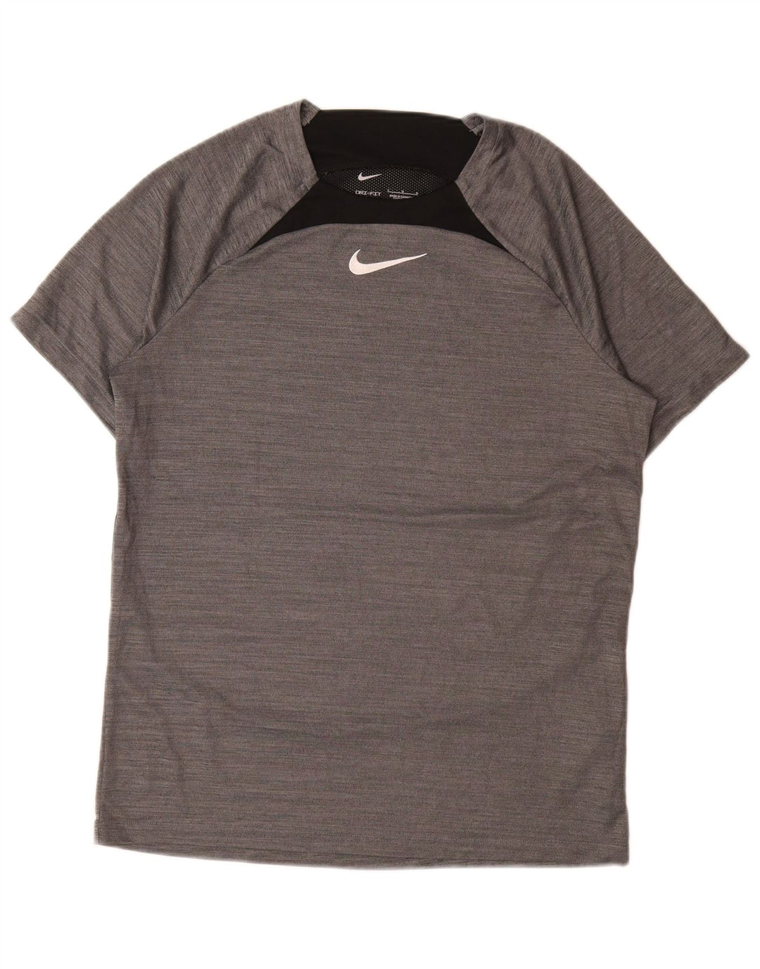 Ανδρικό T-Shirt Nike Dri Fit Top Large Grey Colourblock Πολυεστέρας