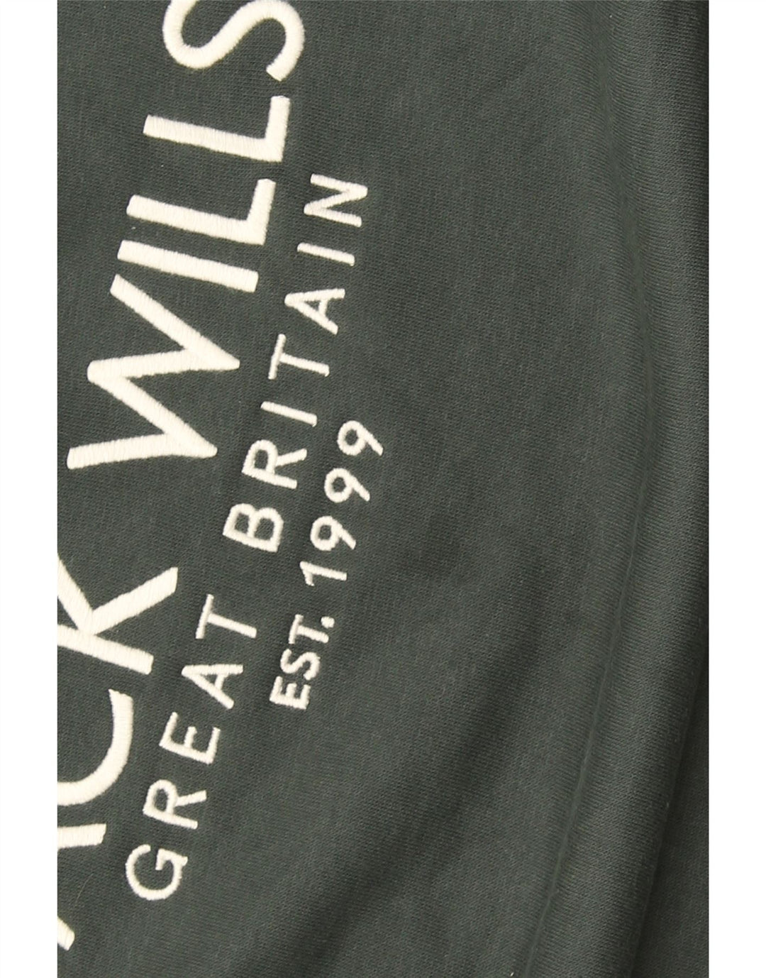 Jack Wills Ανδρικό γραφικό φούτερ Jumper XL Χακί βαμβακερό