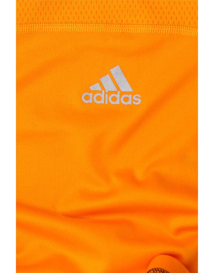 Ανδρικό T-Shirt Adidas Top Medium Orange Colourblock
