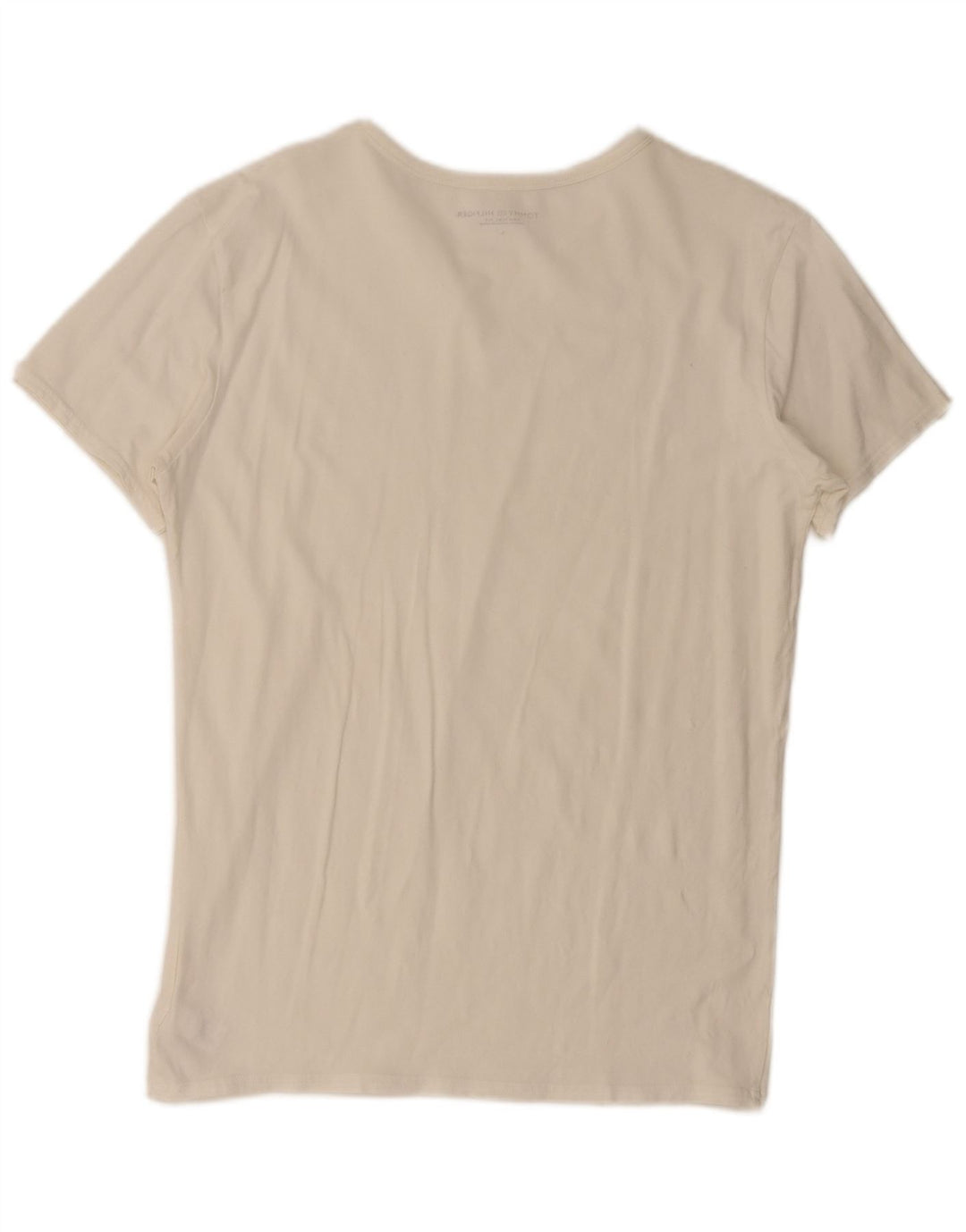 Ανδρικό T-Shirt Tommy Hilfiger Top μεγάλο λευκό βαμβακερό