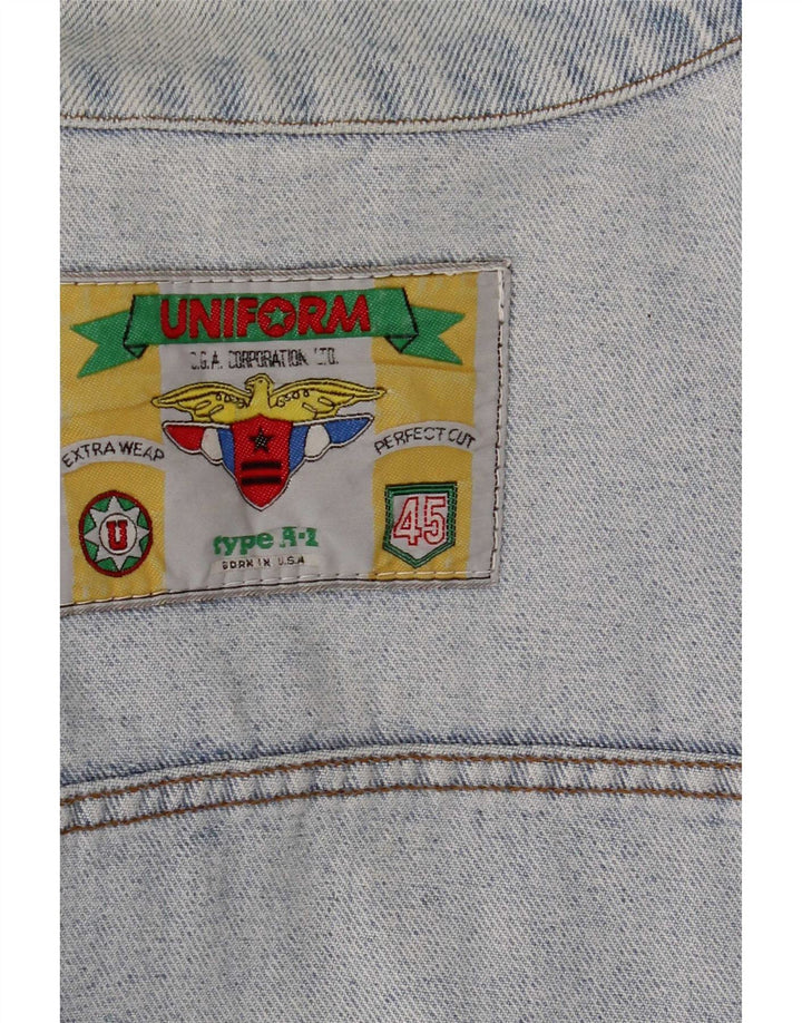 Uniform Ανδρικό Τζιν Μπουφάν UK 38 Medium Blue