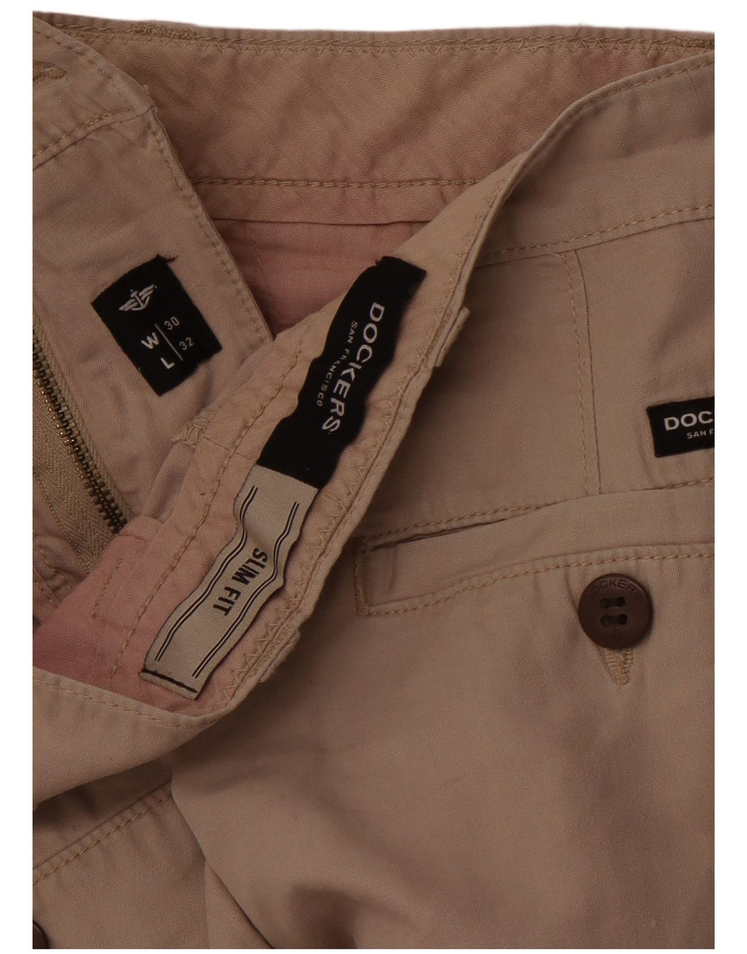 DOCKERS Γυναικείο Παντελόνι Chino Slim Fit W30 L28 Beige