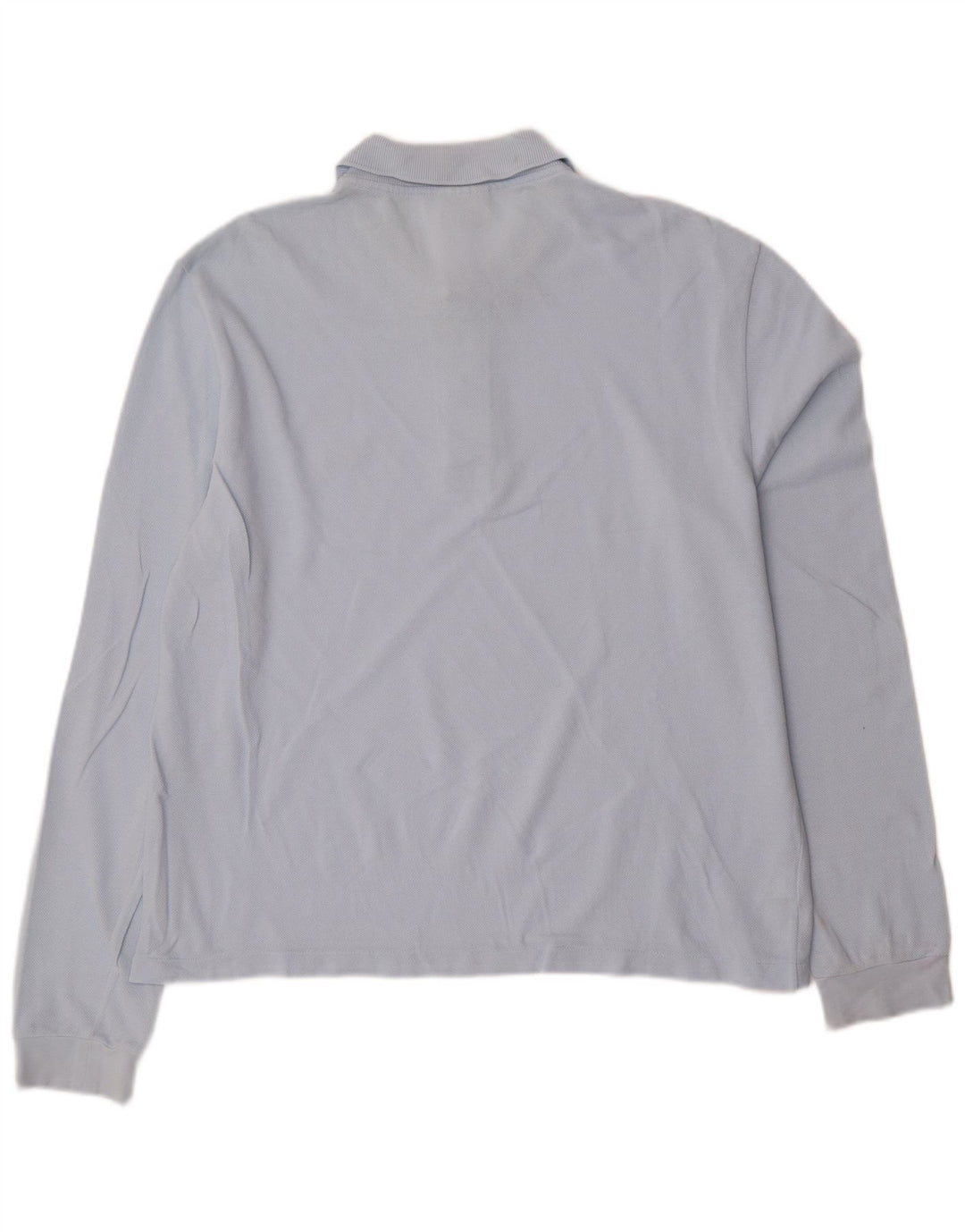 Ανδρικό μακρυμάνικο μπλουζάκι πόλο LACOSTE Μέγεθος 4 Μεσαίο Μπλε βαμβακερό