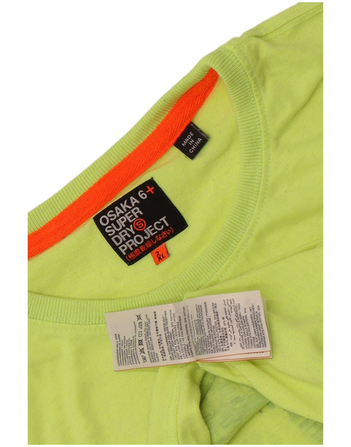 Superdry Ανδρικό T-Shirt γραφικό Osaka Top 2XL πράσινο πολυεστέρα