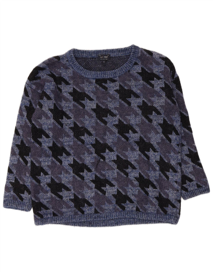 Armani Jeans Γυναικείο πουλόβερ με λαιμόκαυστο EU 40 Medium Navy Blue