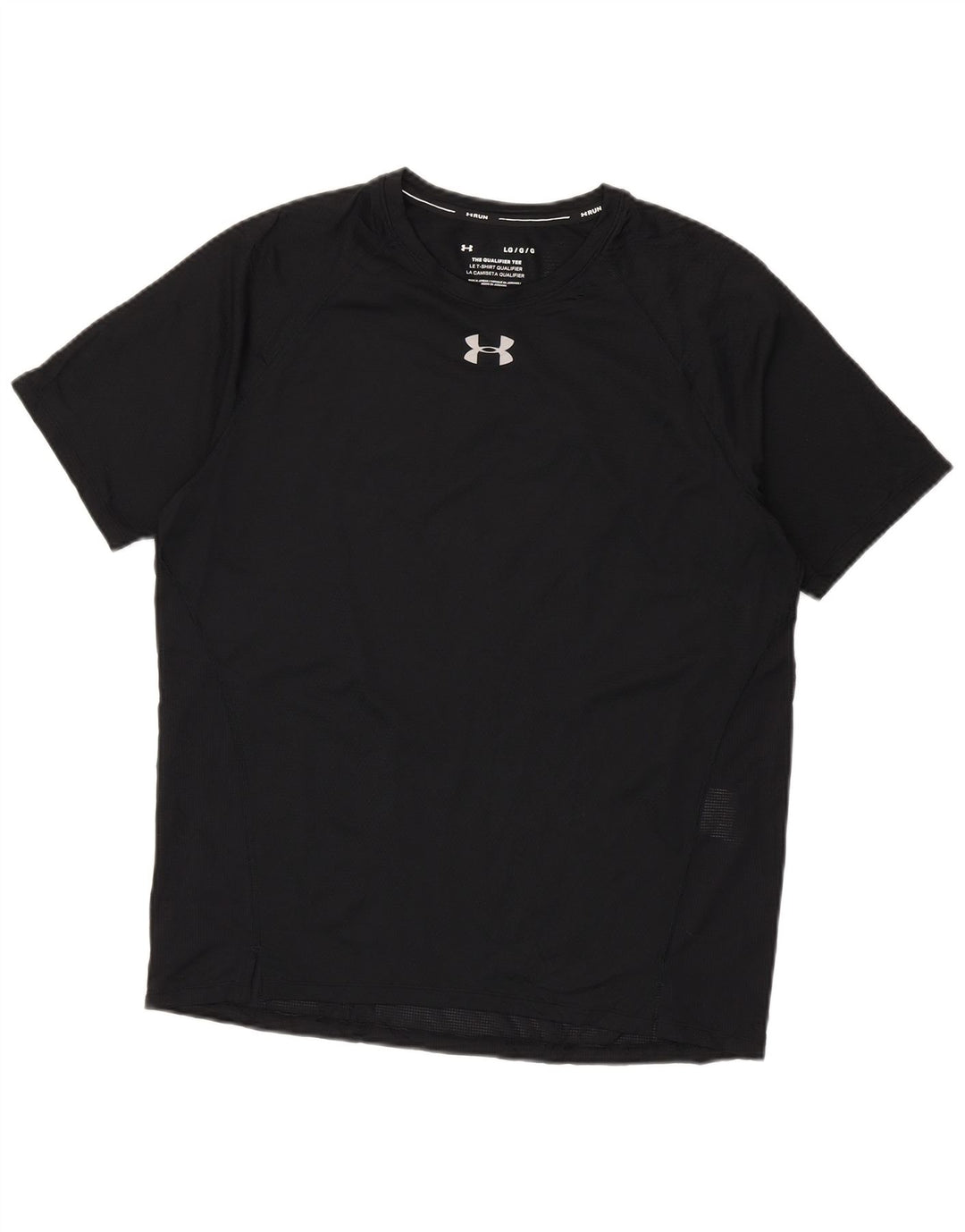 Under Armour Ανδρικό T-Shirt Top Large Μαύρο Πολυεστέρας