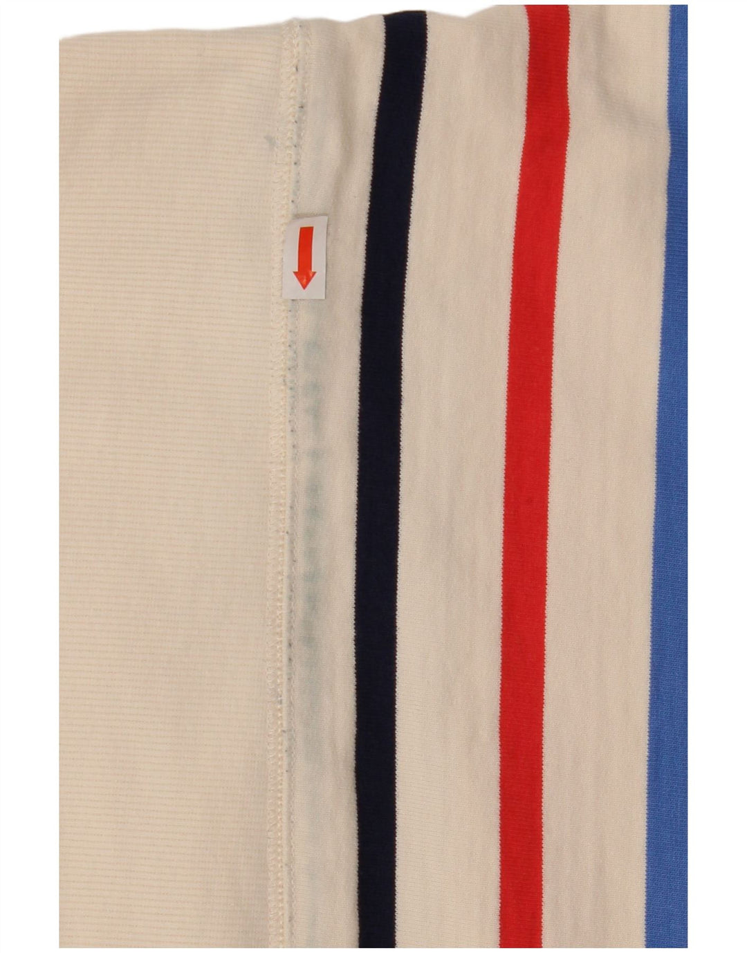 Joules Γυναικεία φούτερ υπερμεγέθη Jumper UK 8 Small White ριγέ βαμβακερό