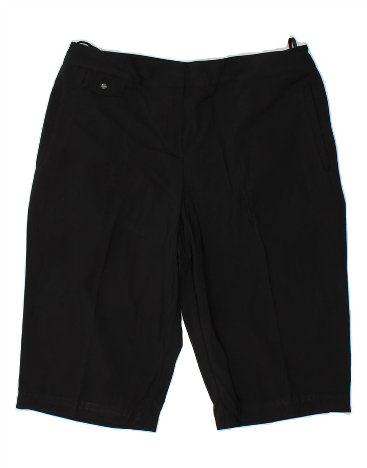 IZOD Womens Casual Shorts W32 Large Black Polyester Vintage Izod and Second-Hand Izod from Messina Hembry 