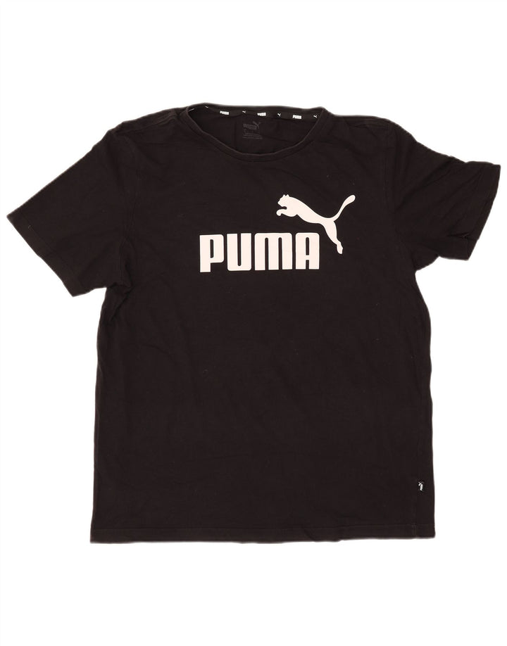 Ανδρικό γραφικό T-Shirt PUMA Top Large Μαύρο