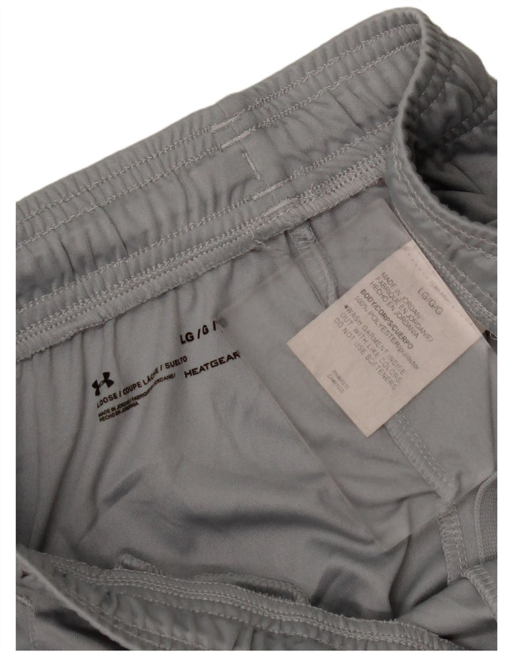 Ανδρικό αθλητικό σορτς UNDER Armor Heat Gear Graphic Sport σορτς μεγάλο γκρι πολυεστέρα