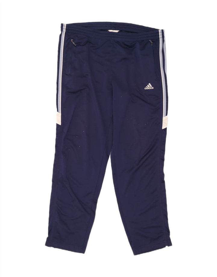 ADIDAS Mens Tracksuit Trousers XL Navy Blue Vintage Adidas and Second-Hand Adidas from Messina Hembry 