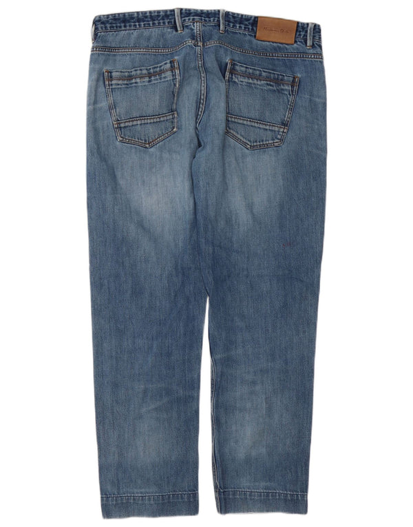 Massimo Dutti Γυναικεία Casual Fit Straight Jeans EU 44 Large W34 L28 Blue