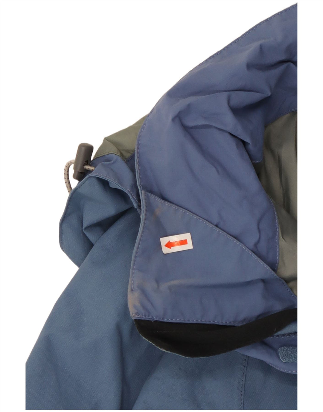 BERGHAUS Γυναικείο μπουφάν βροχής με κουκούλα UK 10 Small Blue Colorblock Nylon