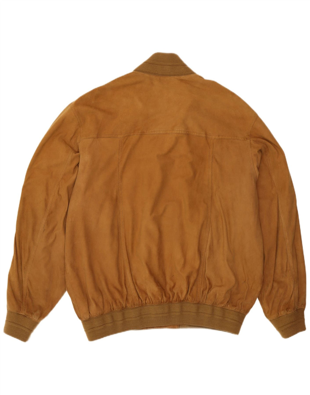 Olivieri Ανδρικό Les Marees Suede Bomber Jacket IT 62 6XL Καφέ Δερμάτινο