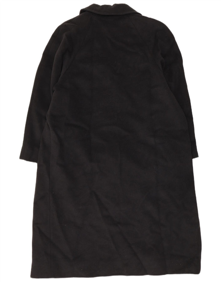 Vintage Γυναικείο Παλτό Διπλό IT 52 2XL Γκρι Παρθένο Μαλλί