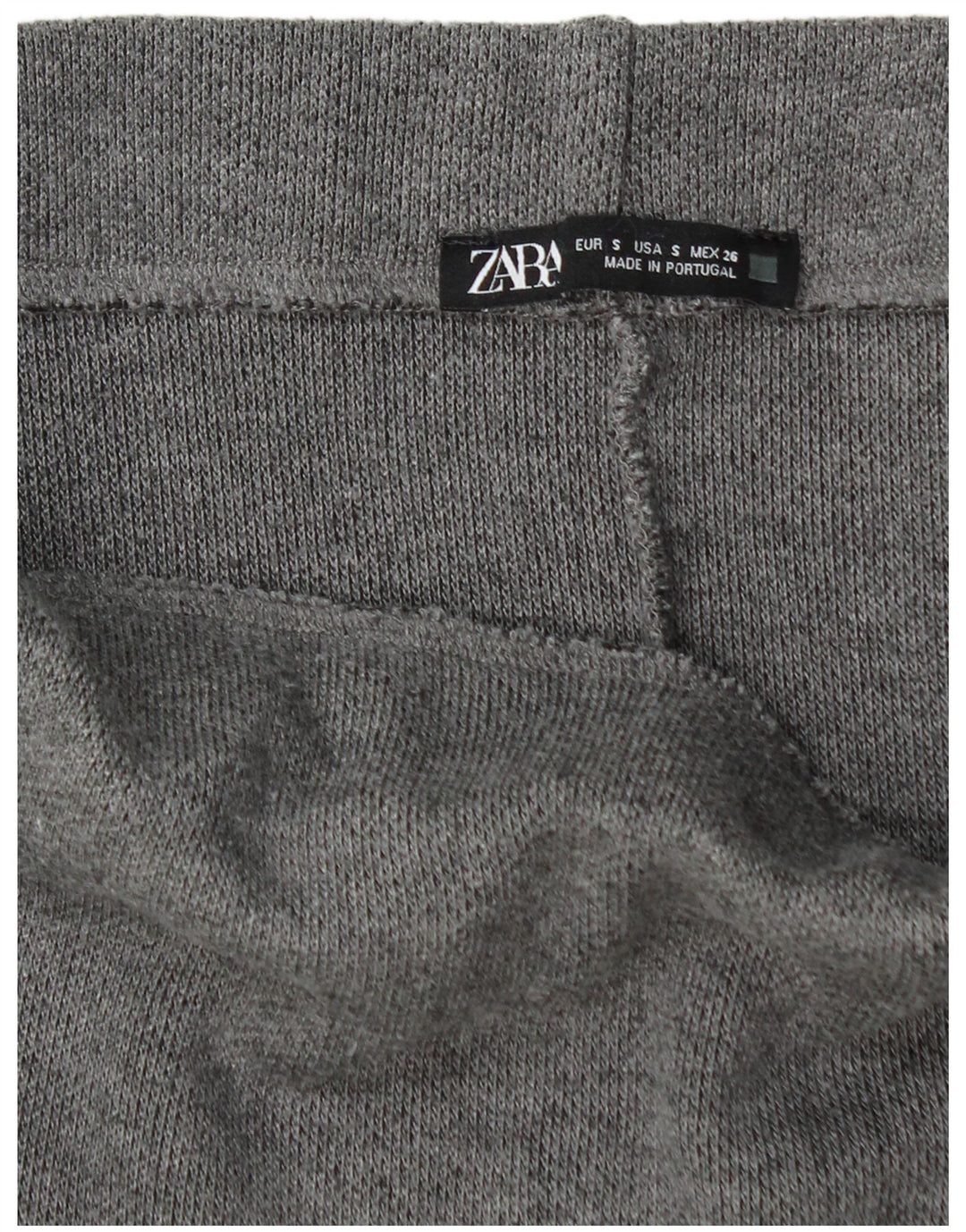 Zara Γυναικεία φούστα A-Line Small W28 Grey Polyester