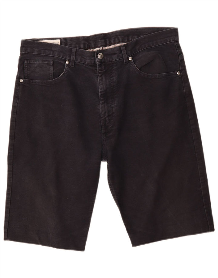 Ανδρικό σορτς Chino Marks & Spencer, Μπλε Harbor W34, Βαμβακερό μεγάλο Navy