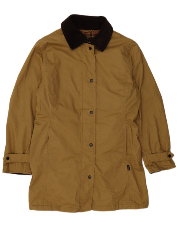 BARBOUR Γυναικείο Παλτό UK 16 Large Khaki Cotton