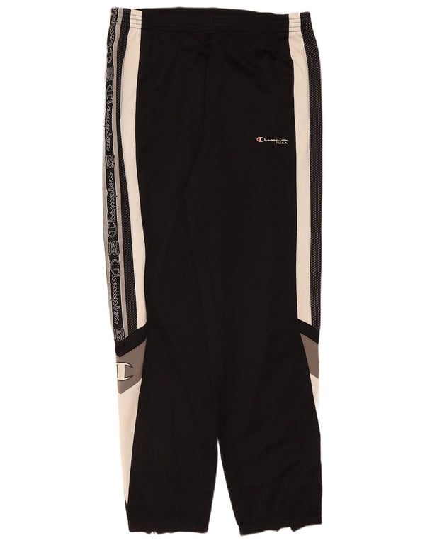 Champion γυναικεία αθλητική φόρμα παντελόνι Joggers UK 16 Large Black Colourblock
