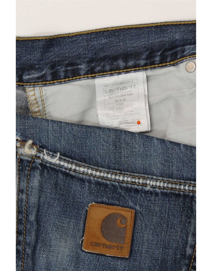 Ανδρικό τζιν ίσιο Carhartt W34 L34 Μπλε βαμβακερό