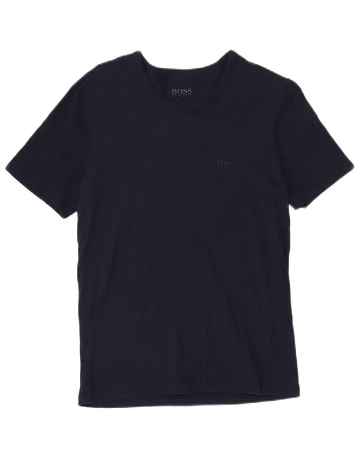 Ανδρικό μπλουζάκι Hugo Boss Τοπ Μικρό Navy Blue από βαμβάκι