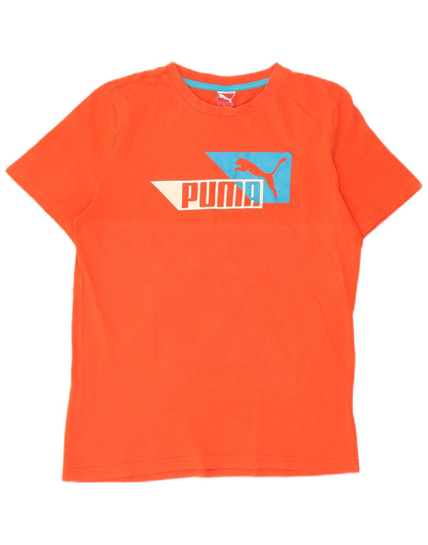 Γραφικό T-Shirt PUMA Girls Top 13-14 Years Πορτοκαλί
