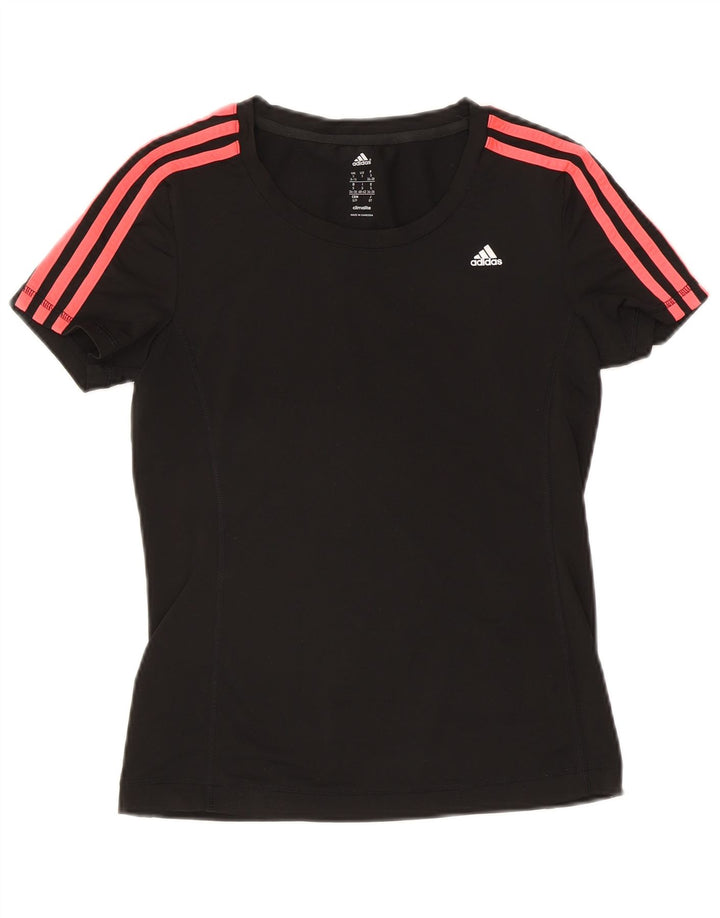 Adidas Γυναικείο T-Shirt Climalite Top UK 8/10 Small Black Polyester