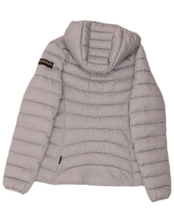Napapijri Γυναικείο μπουφάν με κουκούλα Geographic UK 14 Medium Grey