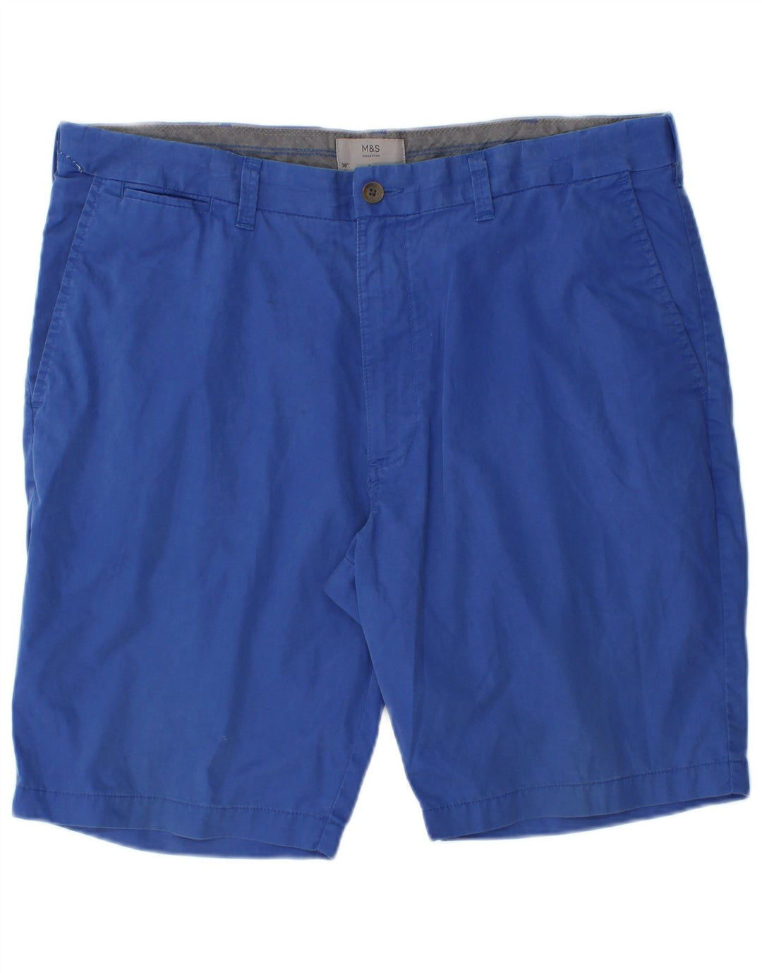 Ανδρικό σορτς Chino Marks & Spencer W38 XL Μπλε βαμβακερό