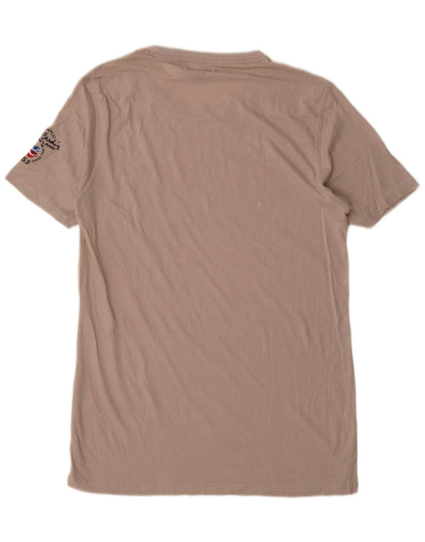 Pierre Cardin Ανδρικό γραφικό T-Shirt Top XL Beige βαμβακερό