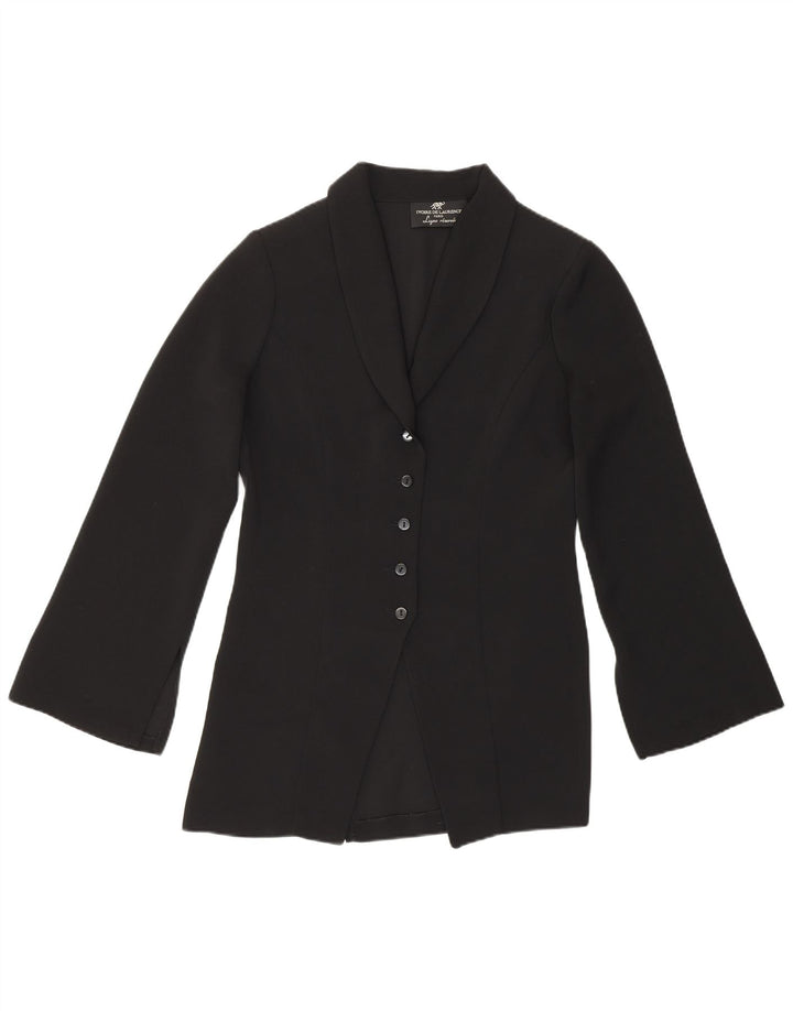 Γυναικείο πουκάμισο Ivoire de Laurence Μπλούζα UK 8 Small Black Polyester